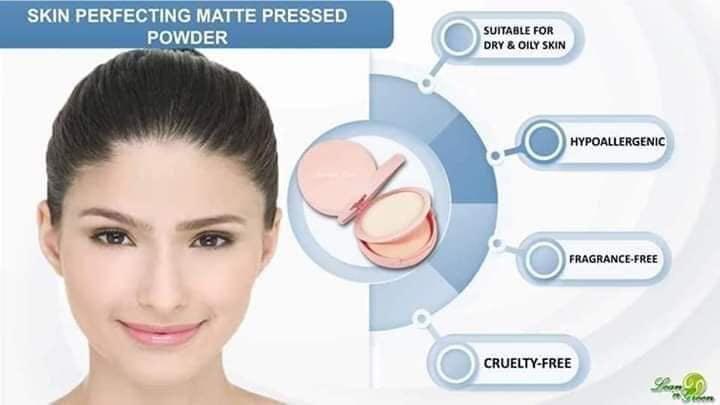 Butterfly Kisses Pressed Powder (Category: Makeup) located in Antipolo. Submitted by maxidan (Listing ID 253031121, Image 1). Description: Experience A PERFECT LUMINOUS GLOW SKIN WITH Skin Perfecting Matte Pressed Powder 😍😍😍 The Skin Perfecting Matte Pressed Powder is a long-wearing powder that delivers buildable coverage and a soft-focus finish. It sets, perfects, and finishes, leaving skin with a luminous glow. Featuring eight shades that ra