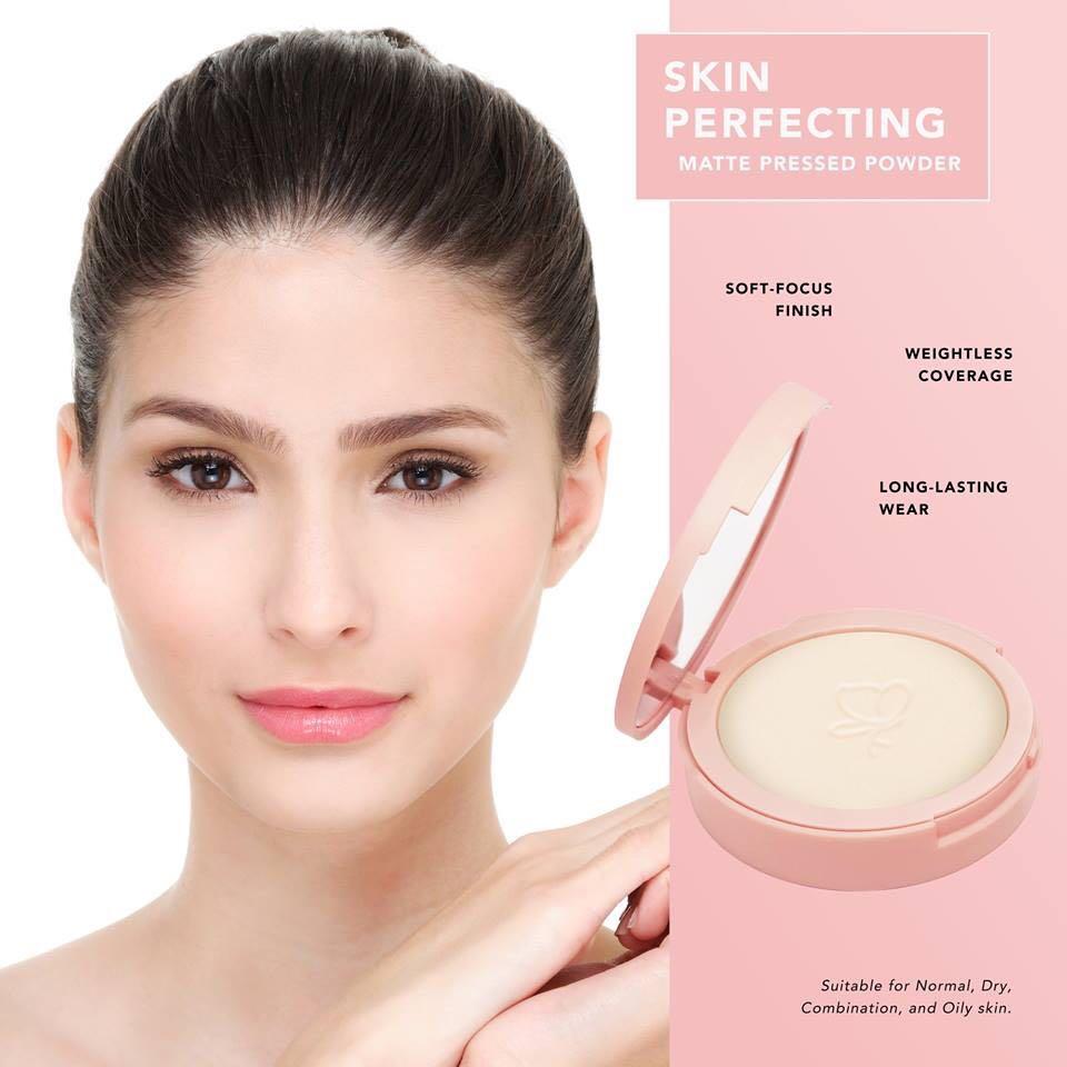 Butterfly Kisses Pressed Powder (Category: Makeup) located in Antipolo. Submitted by maxidan (Listing ID 253031121, Image 3). Description: Experience A PERFECT LUMINOUS GLOW SKIN WITH Skin Perfecting Matte Pressed Powder 😍😍😍 The Skin Perfecting Matte Pressed Powder is a long-wearing powder that delivers buildable coverage and a soft-focus finish. It sets, perfects, and finishes, leaving skin with a luminous glow. Featuring eight shades that ra