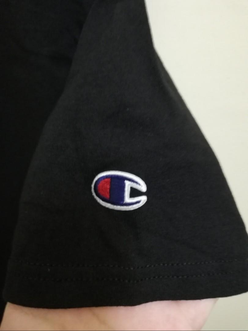 Champion Basic Tee (Black) (Category: Tshirts & Polo Shirts) located in Subang Jaya. Submitted by seller_j (Listing ID 252911282, Image 3). Description: Champion Basic Tee (Black) Size L (tts) Worn once washed once Condition 9.5/10 Rm 50.