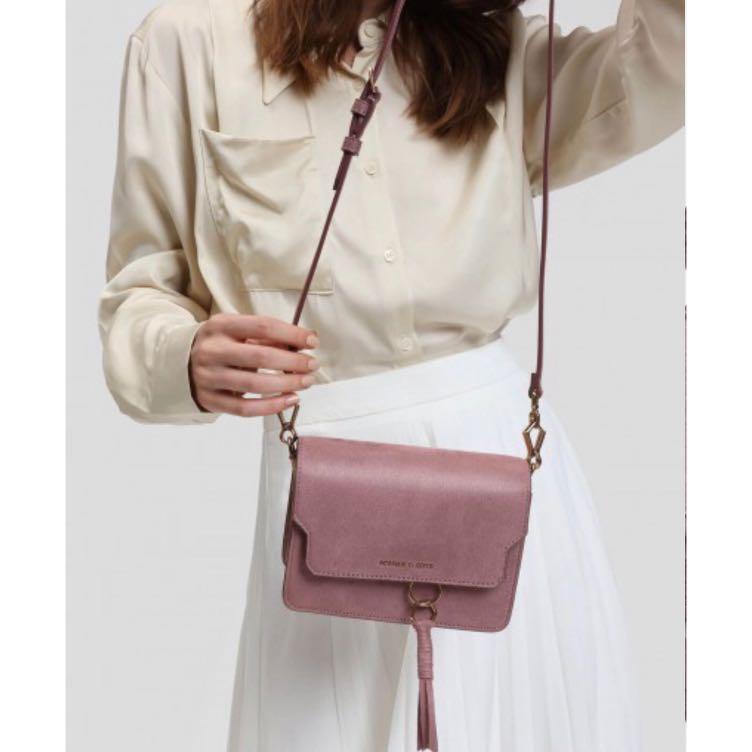 Charles and keith tassel detail crossbody bag online