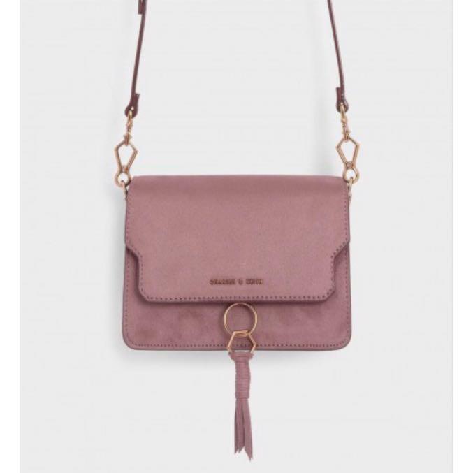 Charles and keith tassel detail crossbody bag