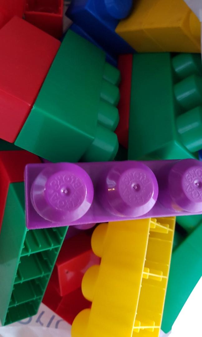 giant plastic blocks