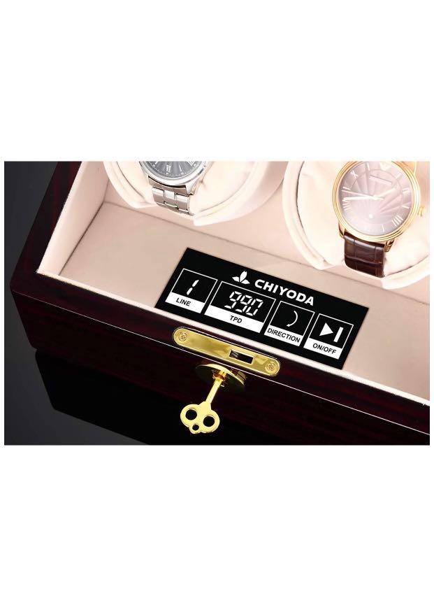 Chiyoda dual automatic watch winder online with double quiet mabuchi motors