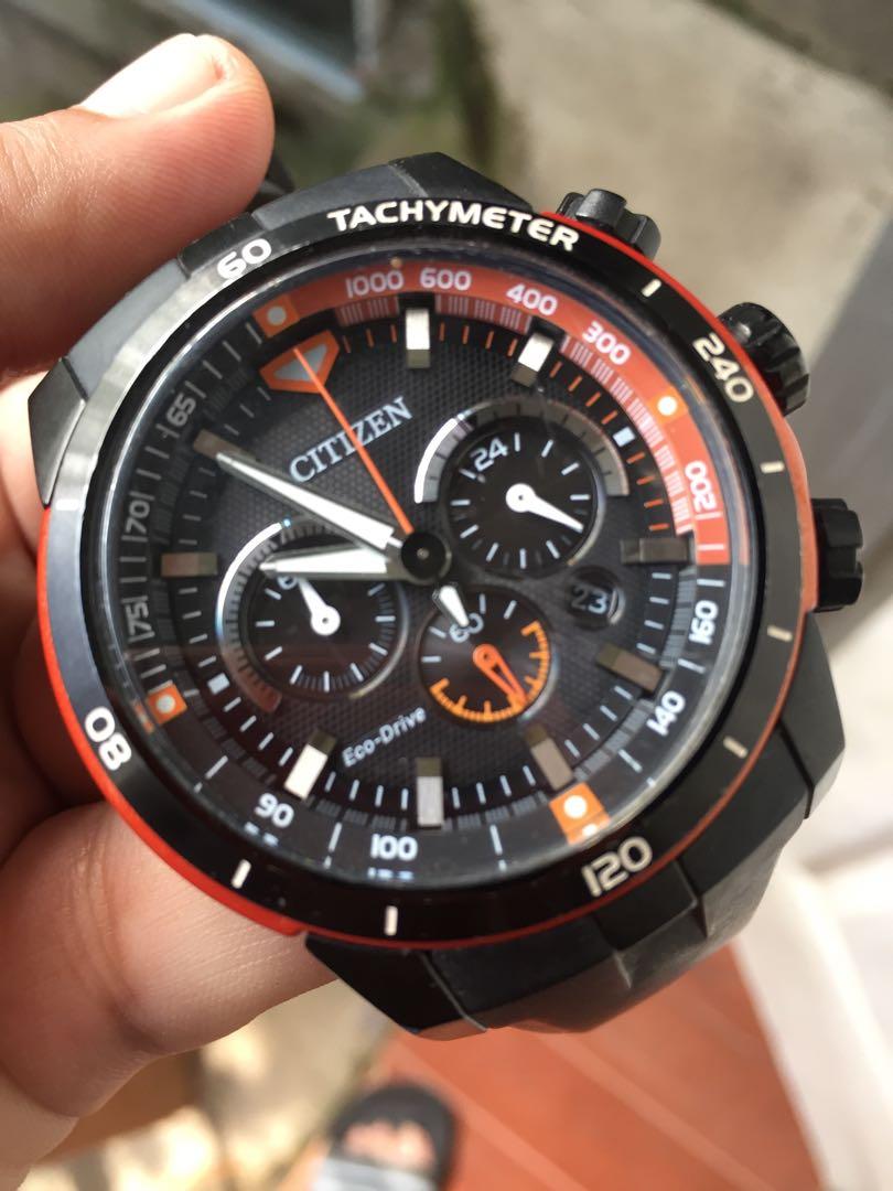 Citizen eco drive Ecosphere Orange