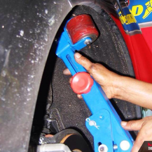 Fender Rolling (Category: Exterior Customization) located in Singapore. Submitted by pitstoptyres66 (Listing ID 99863231, Image 1). Description: FENDER ROLLING SERVICE: Prevent RUBBING, SCRAPING and CUTTING of over sized tyres on REAR fender! Most cases for Japanese cars when lowering suspensions/springs or using WIDER tyres! fender rolling for all car makes! No Knocking! Protect Paint work! IMPORTED Rolling Tool Price is for 👉Left and Right Rea