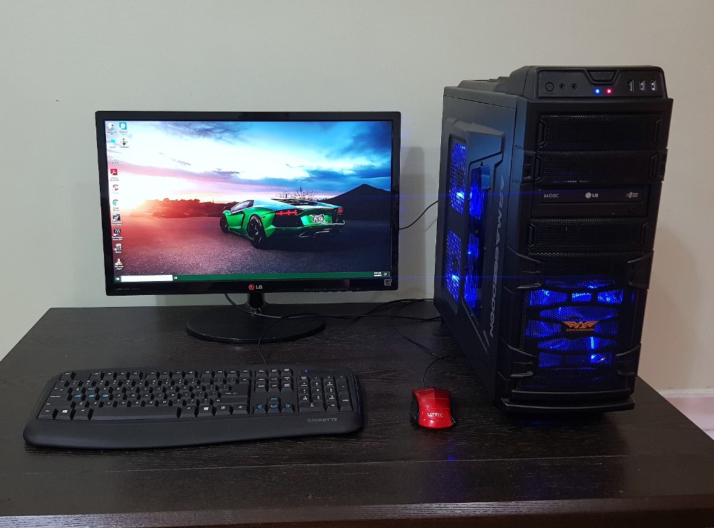 Computer Intel I7-4700S PC Gamer Completo Desktop 8/16GB 24 Inch Gaming PC  Full Set Monoblock PC All In One System Unit PC - AliExpress