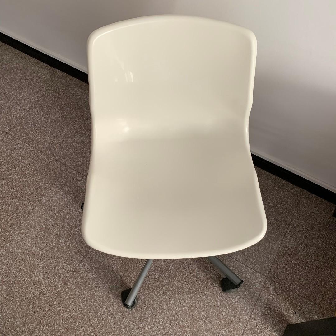 IKEA SNILLE white swivel chair, Furniture & Home Living, Furniture