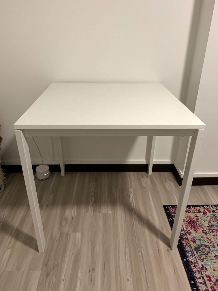 Ikea White Melltorp Table Furniture Tables Chairs On Carousell