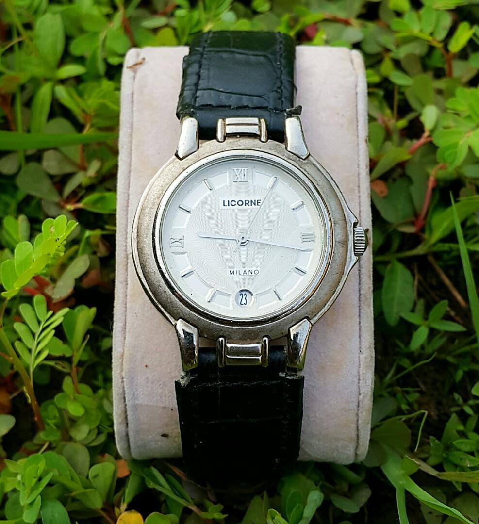 LICORNE MARCON馬卡龍系列時尚腕錶-黃x黑/42mm | LICORNE 力抗| Yahoo奇摩購物中心