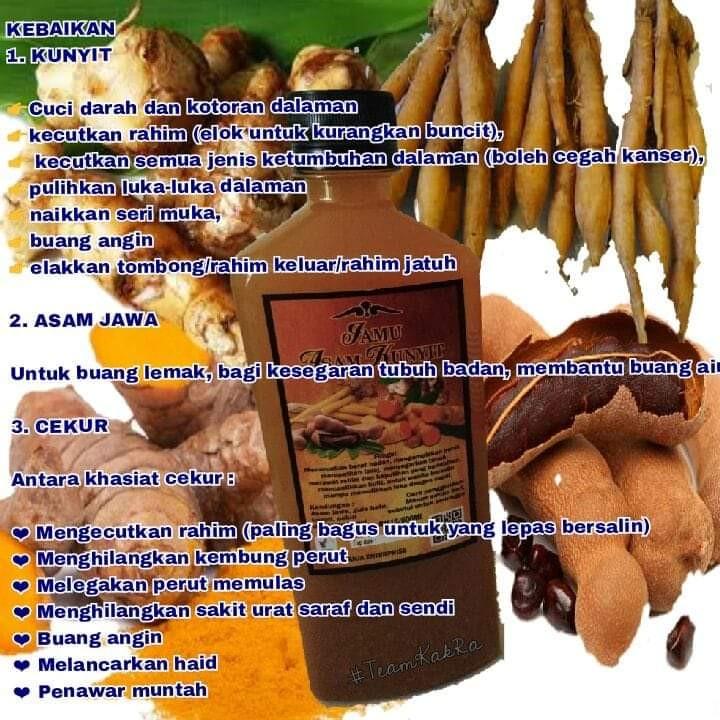 Jamu Asam Kunyit Health Beauty Skin Bath Body On Carousell