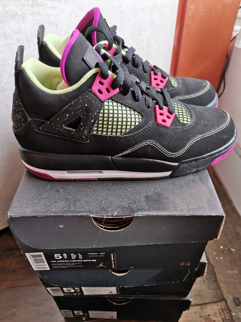Jordan 4 Retro 5.5Y (Women's) Kids Size