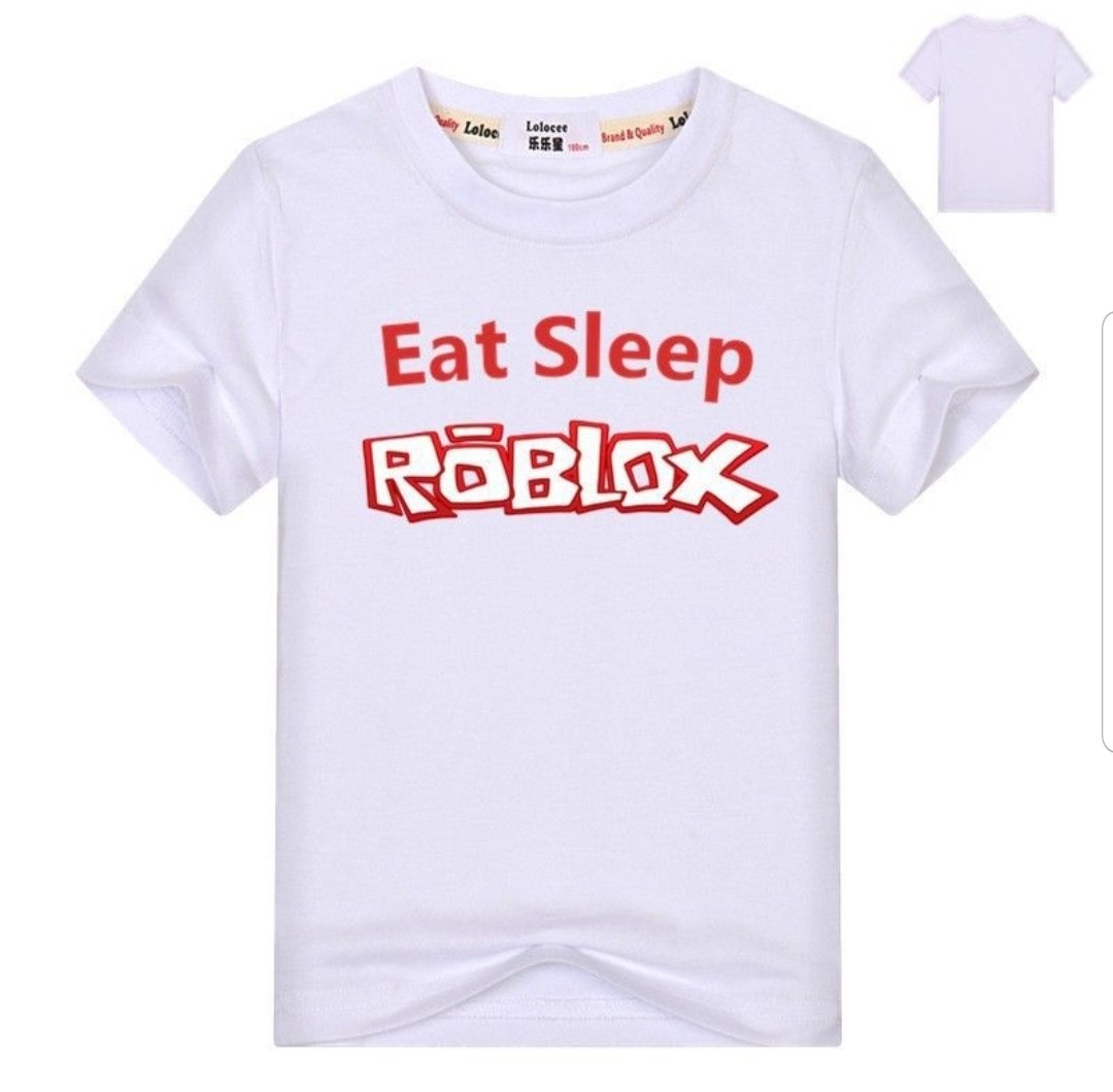 Kids Roblox Tee Up To 14 Years Old Babies Kids Boys Apparel 8 To 12 Years On Carousell - eat sleep roblox t shirt products flag shirt shirts