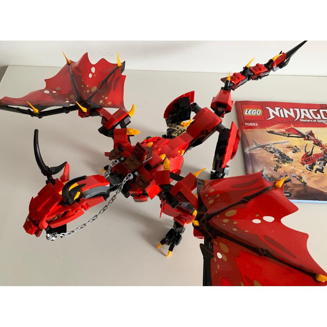 red dragon ninjago lego