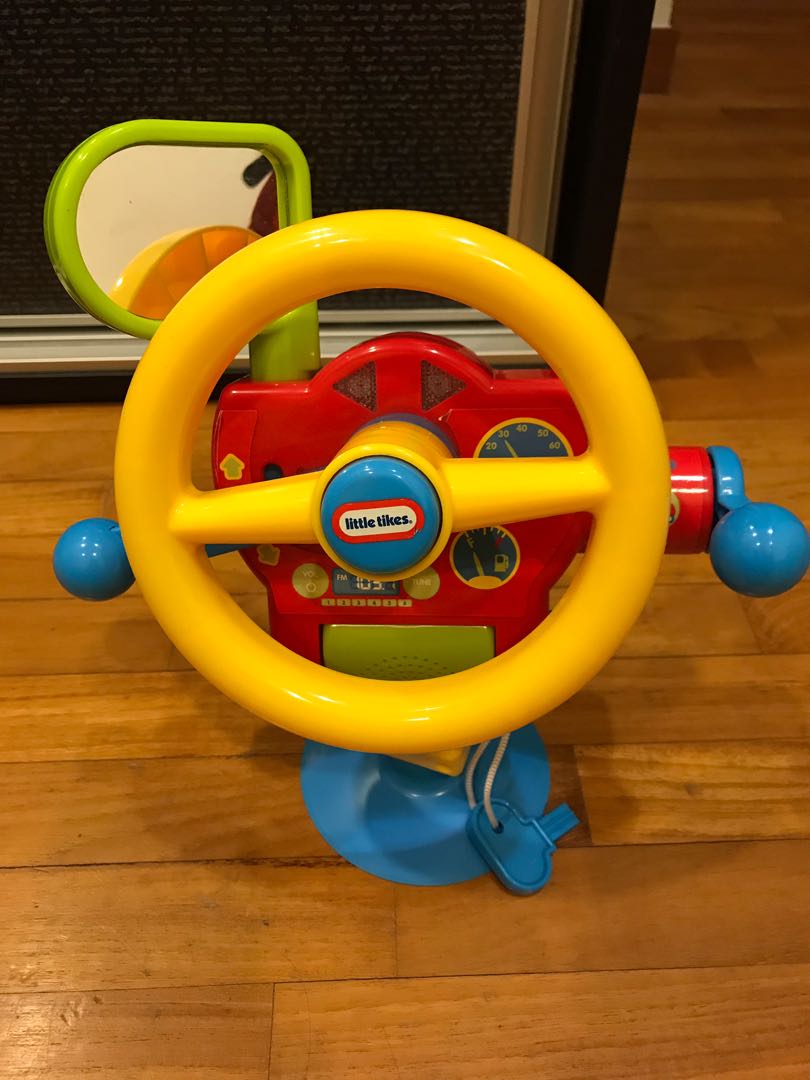 Little tikes steering wheel toy top