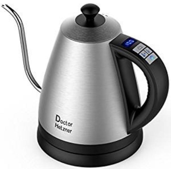 Electric kettle with variable temperature control
