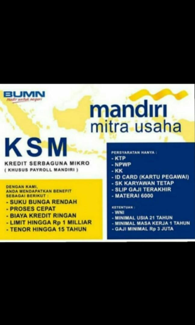 33 Kredit Usaha Mikro Mandiri - Info Dana Tunai