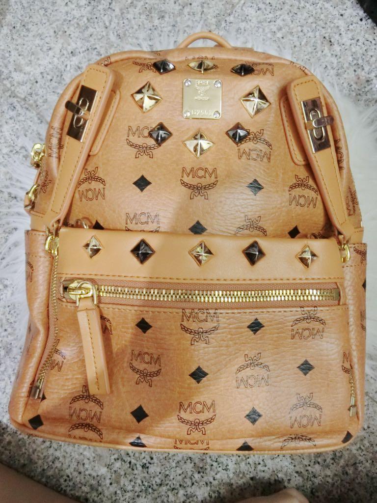 mcm mini sling backpack