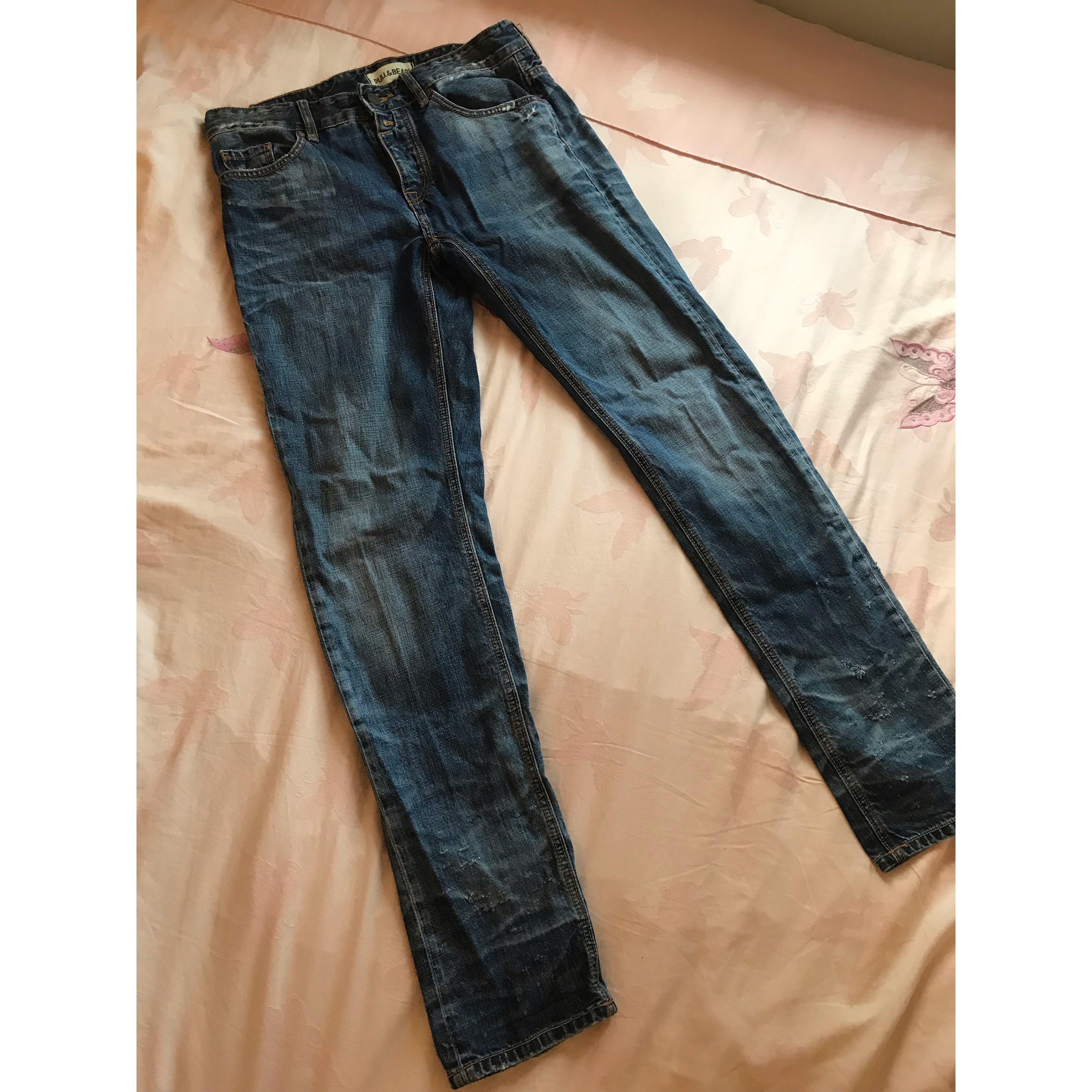 NEW MENS FOXJEANS DENIM MEN/'S BLACK Straight leg JEANS SIZE 32,34,36,40,42
