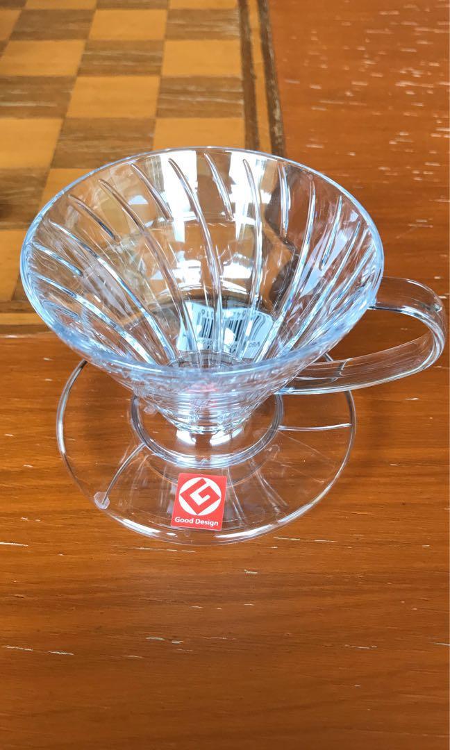 Never-Used Hario V60 Dipper with Paper Filter (Category: Water Purifiers & Dispensers) located in Quezon City. Submitted by thedailyaloy (Listing ID 252966609, Image 1). Description: Selling my never-used V60 coffee dripper, with one paper filter included, by Hario. Received as a token in 2017, but never used because I don't like paper filters. I only used the measuring spoon. You can use this to make 1-2 cups. The measuring spoon has measures fo