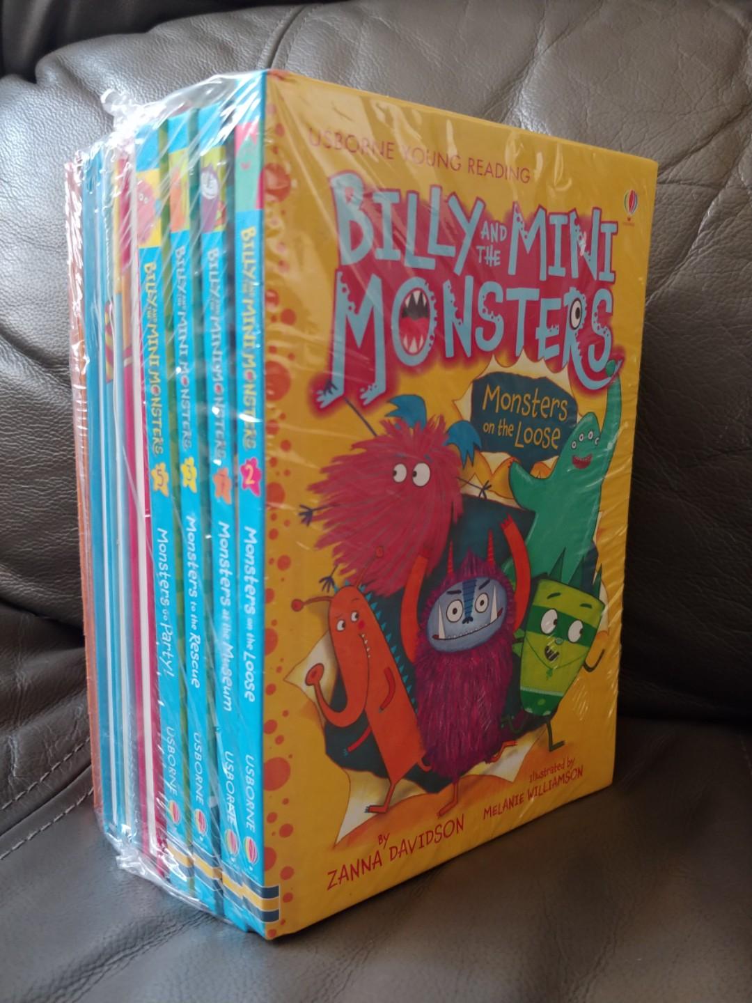 New Billy And The Mini Monsters Collection X8 Books Stationery