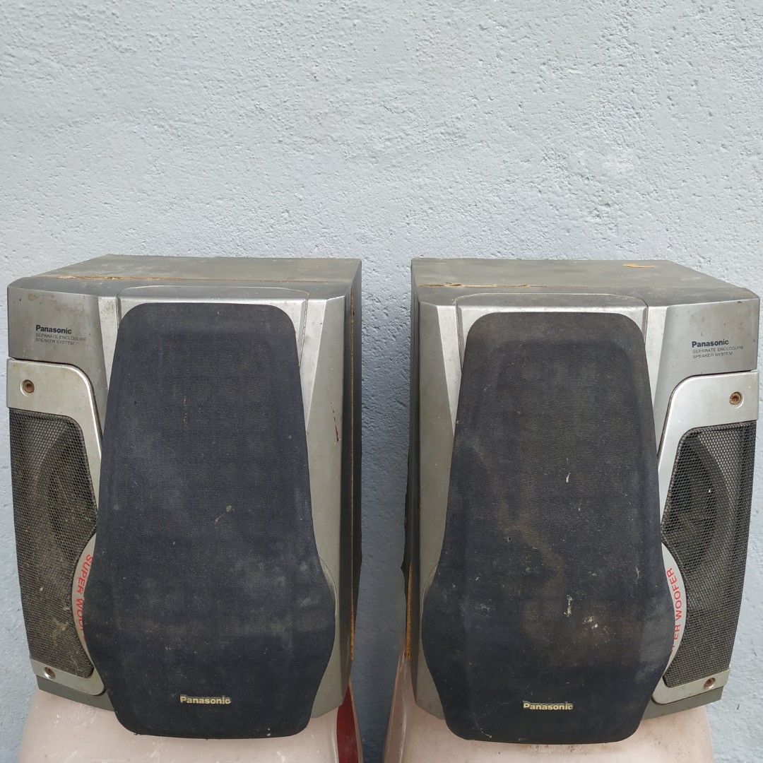 Panasonic super sales woofer speakers