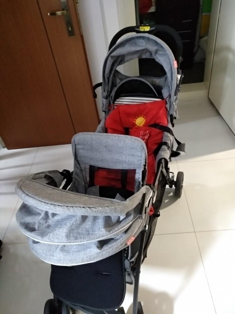 second hand twin stroller