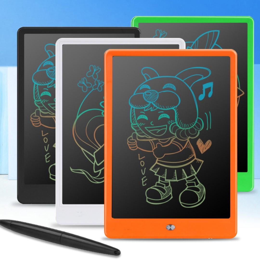 Premium 10 Inch Multiple Colour Digital Electronic Lcd Writing Drawing Pad Tablet Board For Kids Writing Pad Writing Board Sketching Tablet Toys Games Others On Carousell