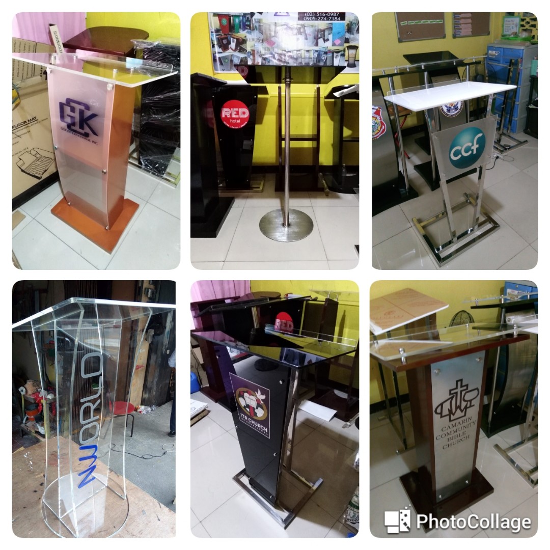 pulpit lectern rostrum podium, Furniture & Home Living, Office