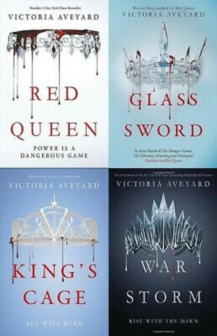 Red Queen Series 1 4 Novella Notebook Books Stationery Fiction On Carousell