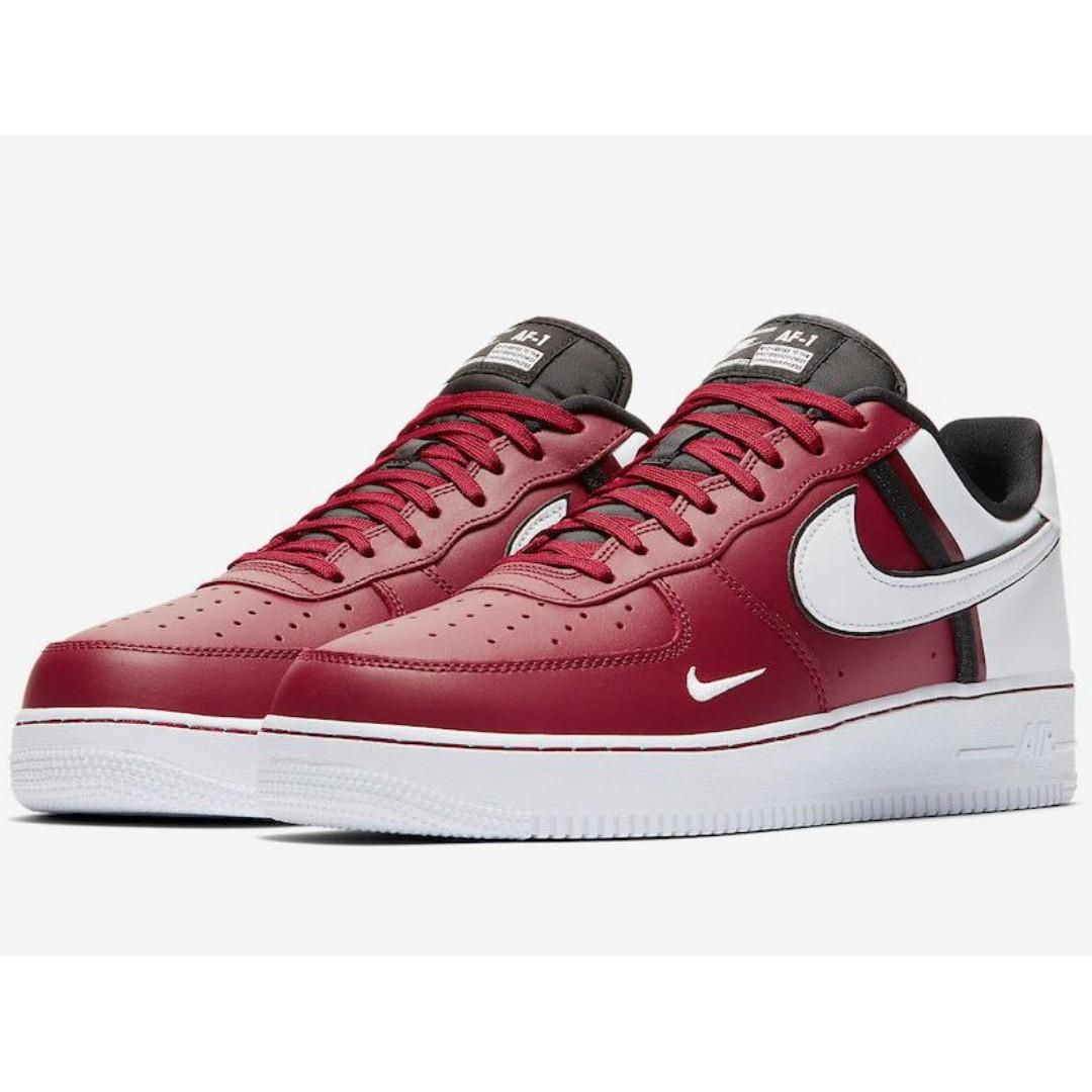 nike air force 1 low team red