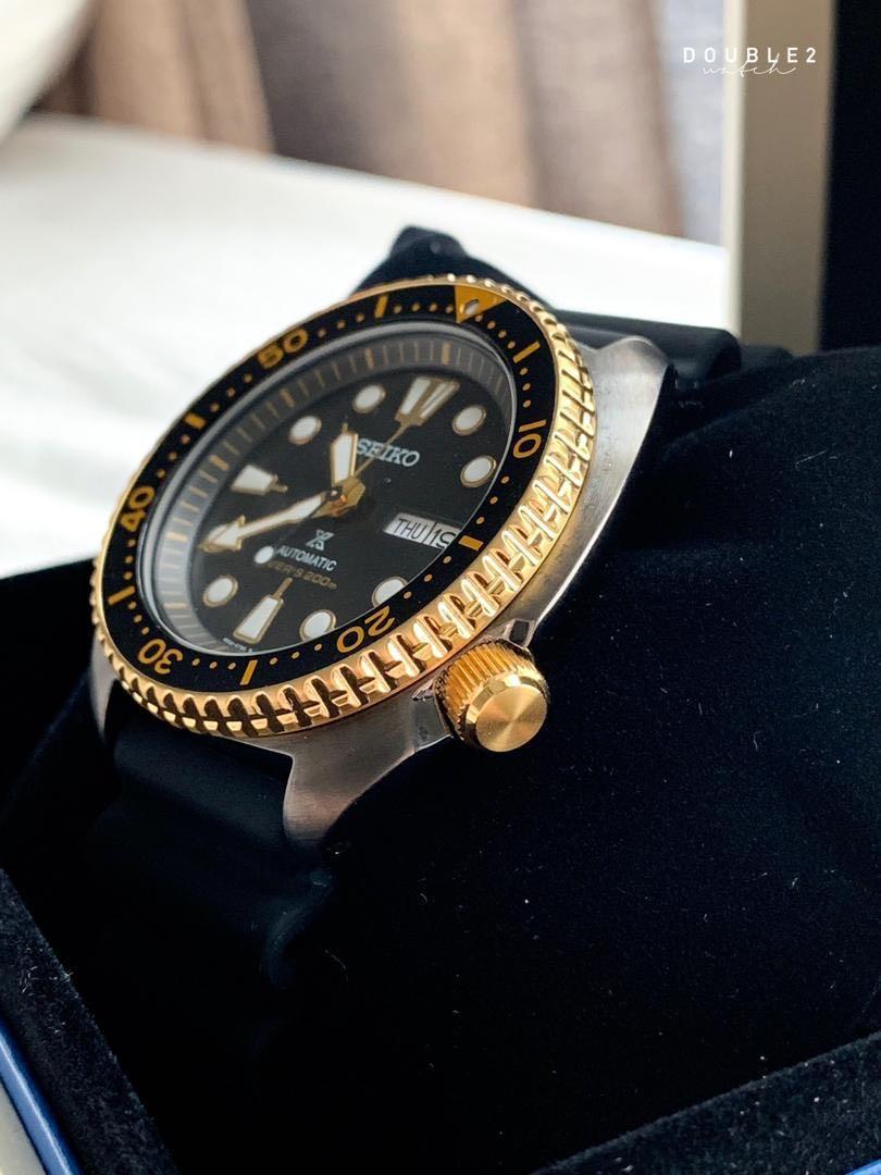 Seiko black sales gold series