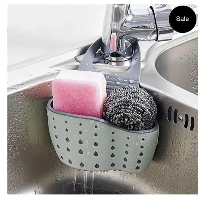 Sink Shelf Soap Sponge Drain Rack Bathroom Holder Kitchen Storage Suction Cup
