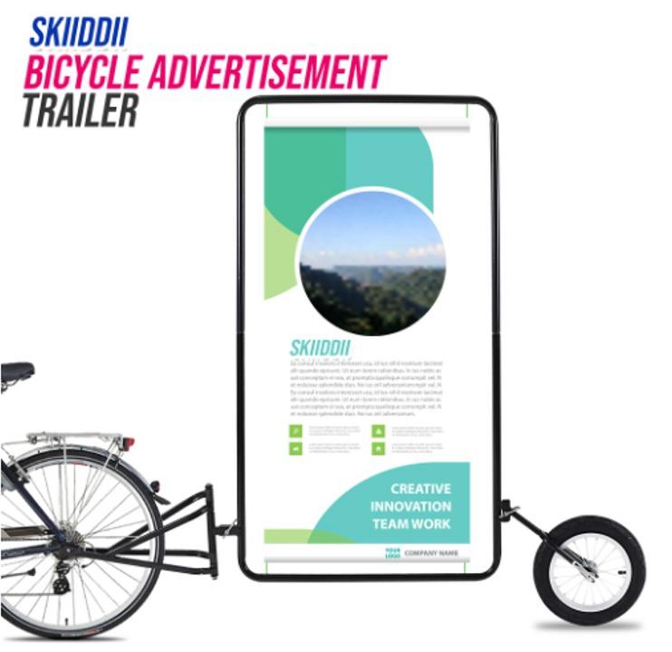 Bike clearance advertising trailer