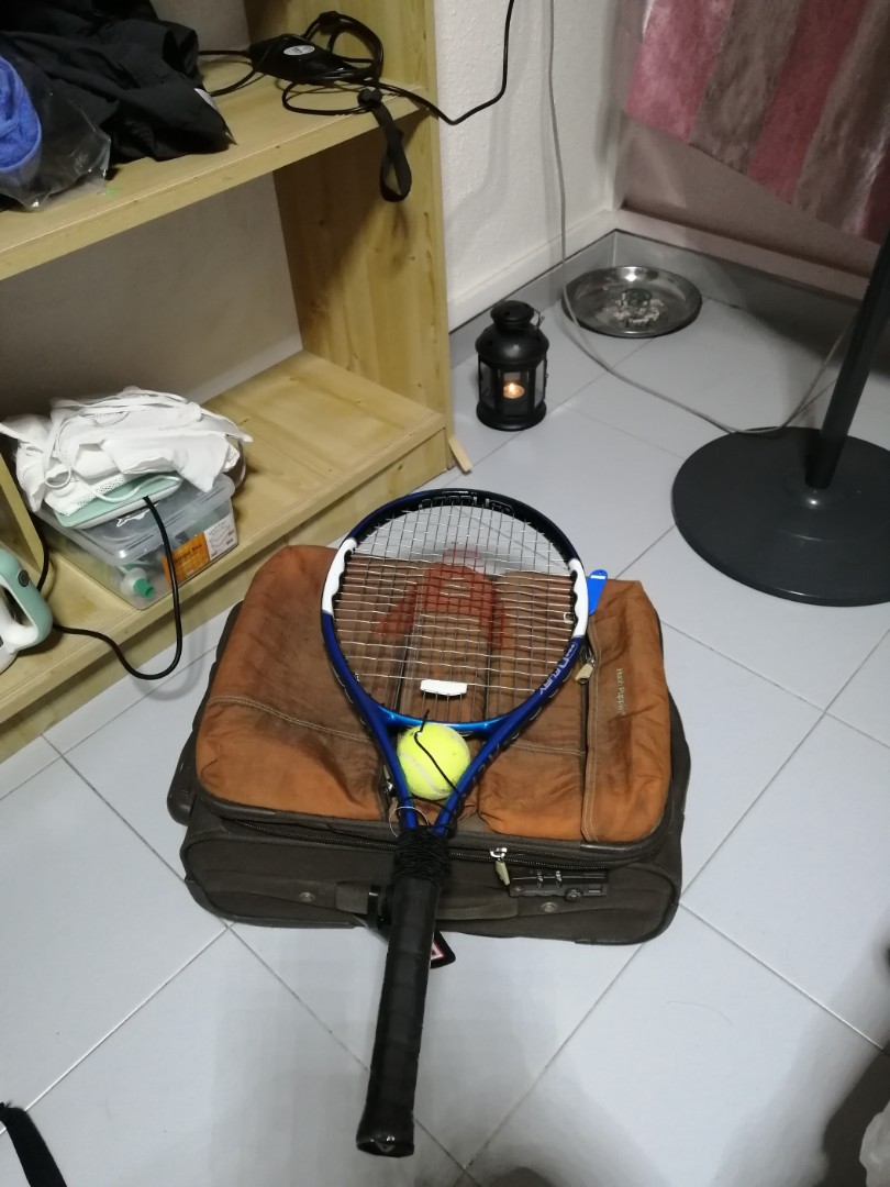 Tennis racket and luggage bag, Everything Else on Carousell