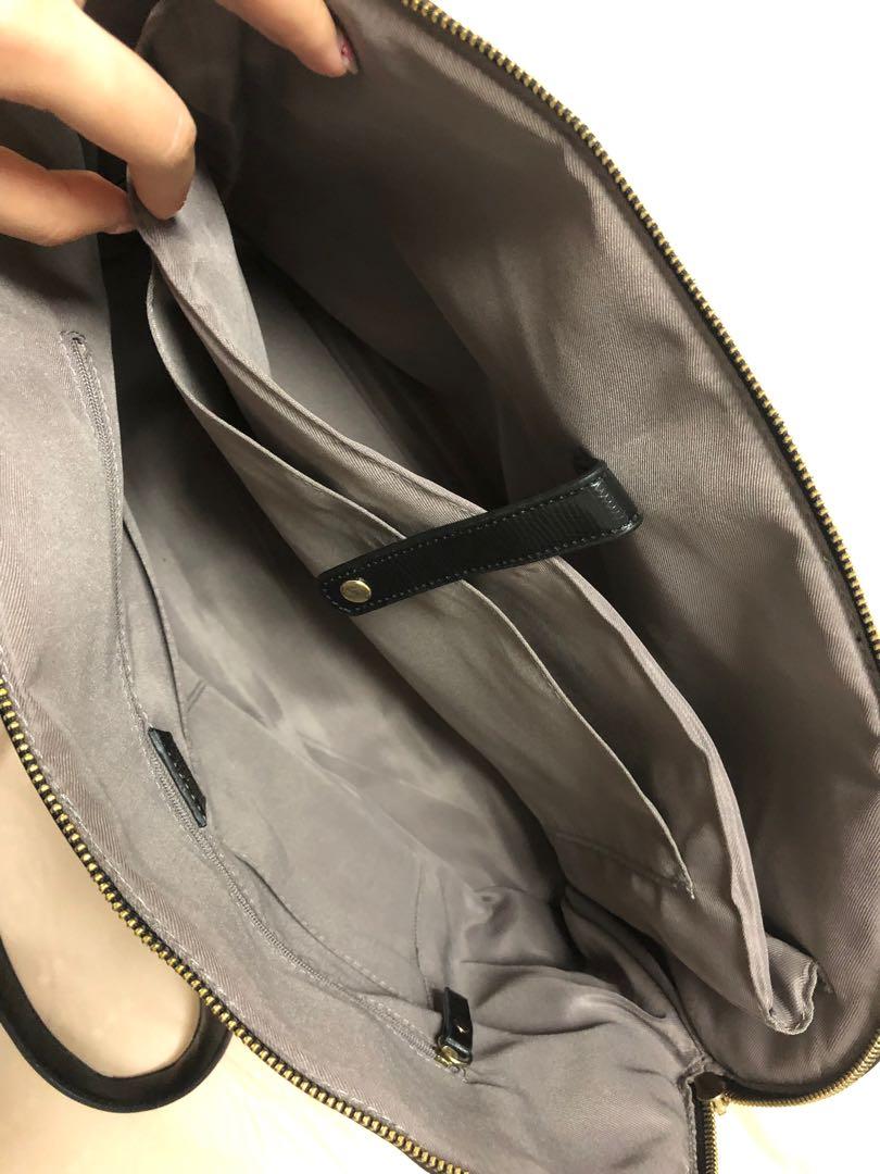 Tutilo New York Black Laptop Bag, Women's Fashion, Bags & Wallets ...