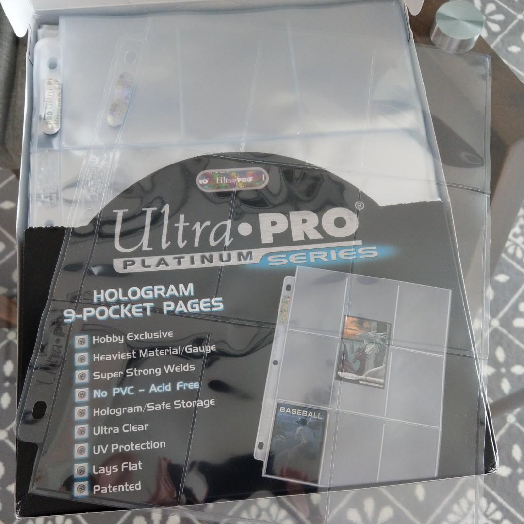 Ultra Pro 2 Pocket sleeves Card Platinum series, Hobbies & Toys, Toys