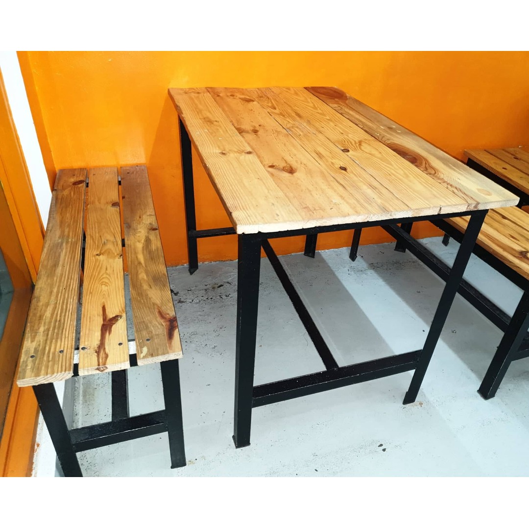[SOLD] High Quality Wooden Tables and Chairs for Restaurant, Canteen, Carinderia, Etc. (PRICE