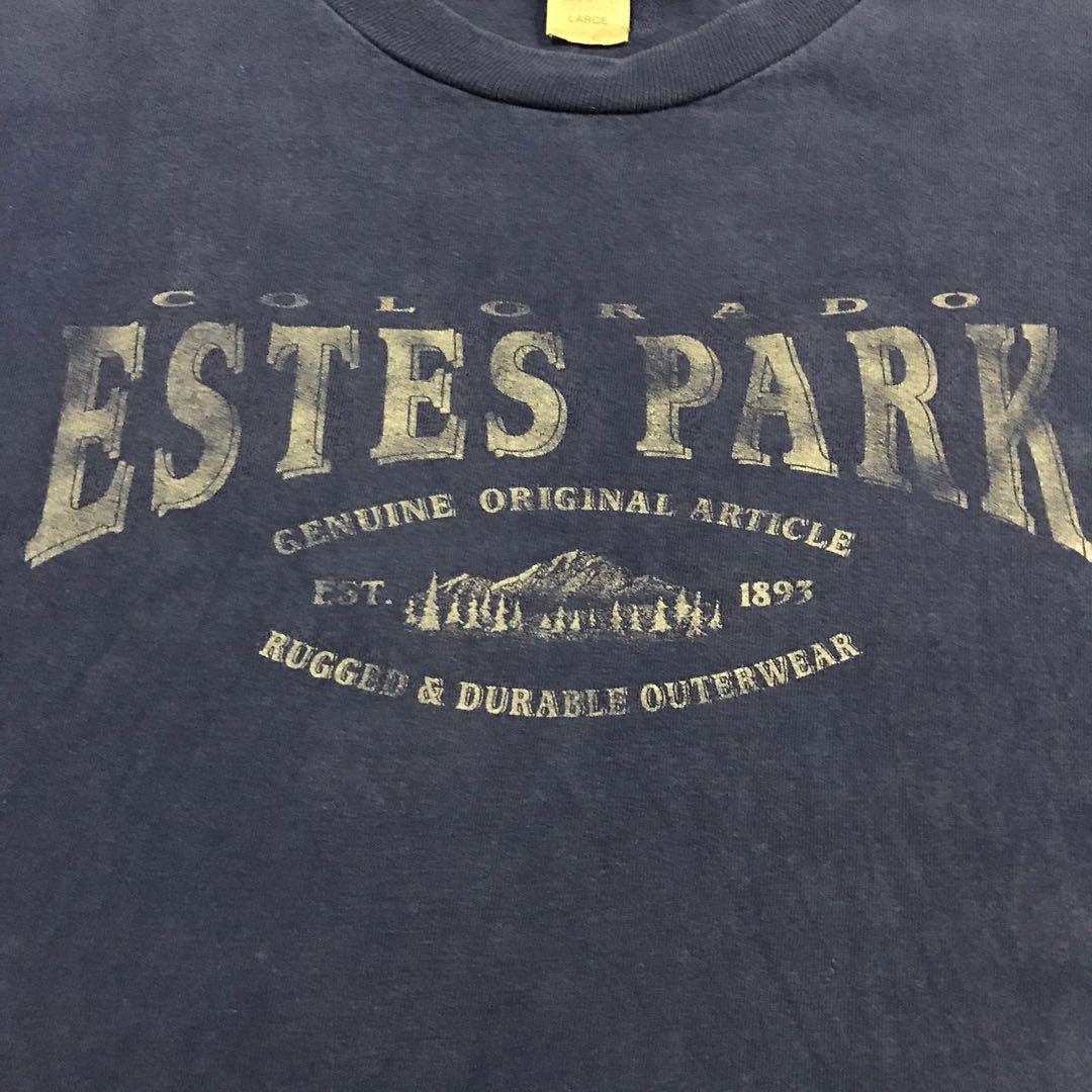 Vintage Colorado Estes Park Prairie Mountain tshirt , Men's