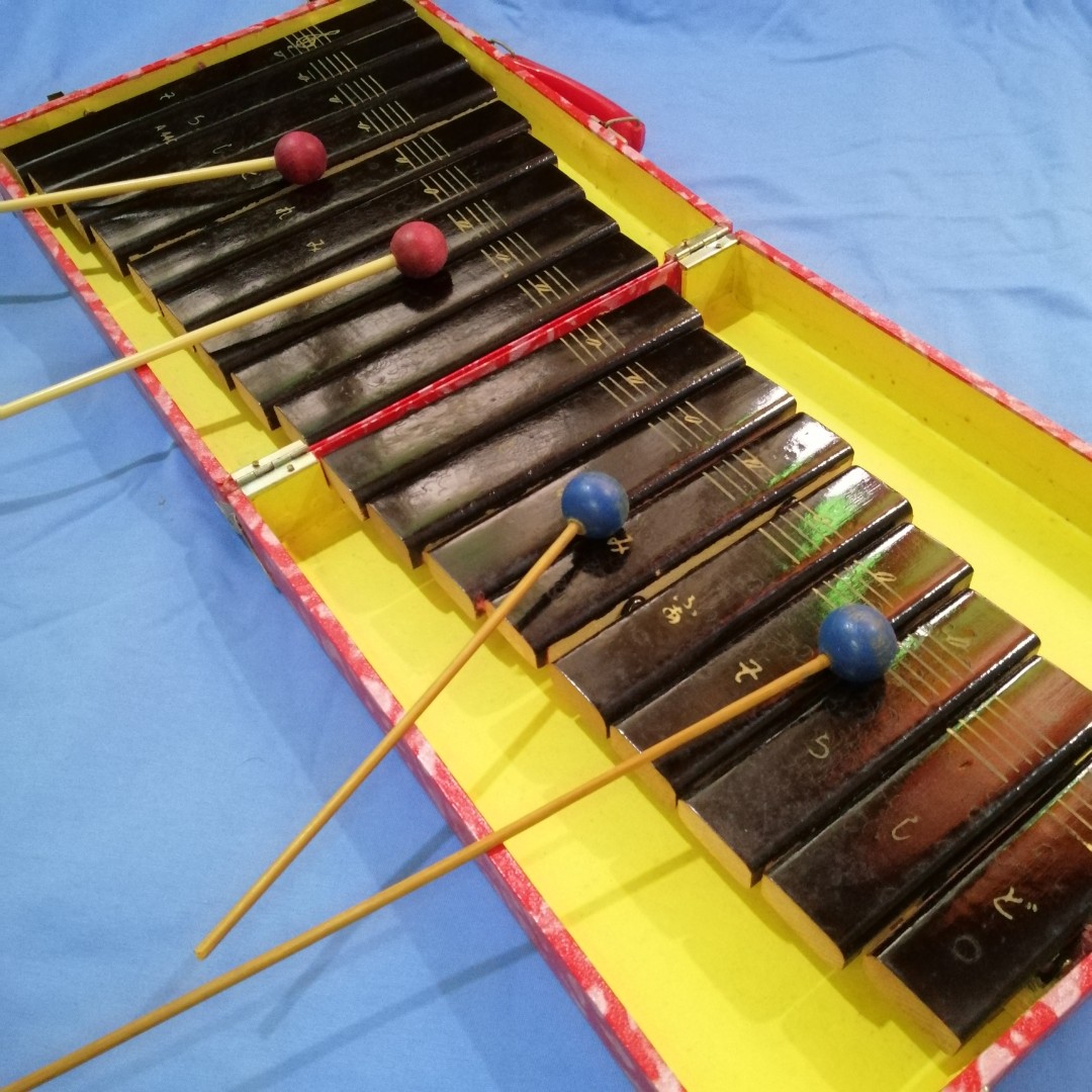 Vintage Japanese Portable Xylophone, Hobbies & Toys, Music & Media