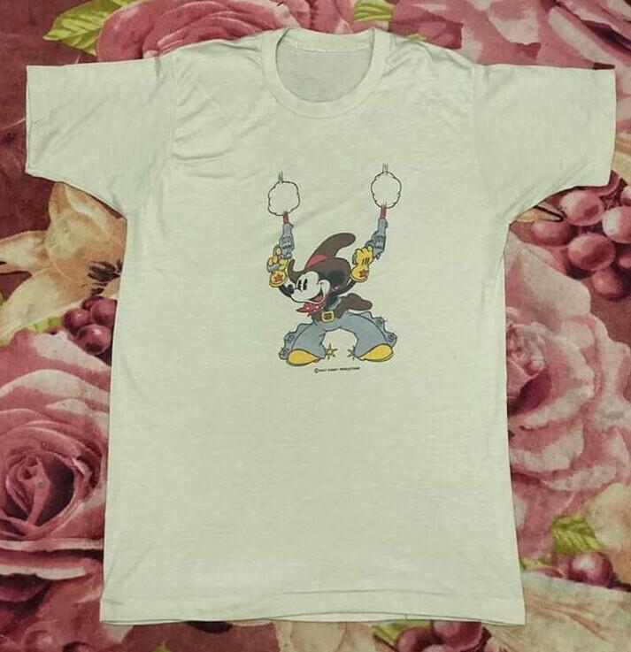 Vintage mickey mouse cowboy 70s, Men's 