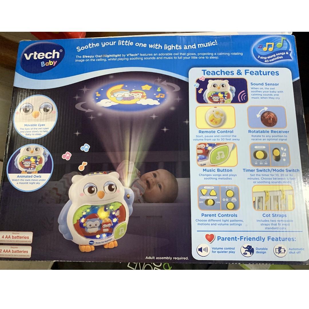 vtech sleepy owl nightlight