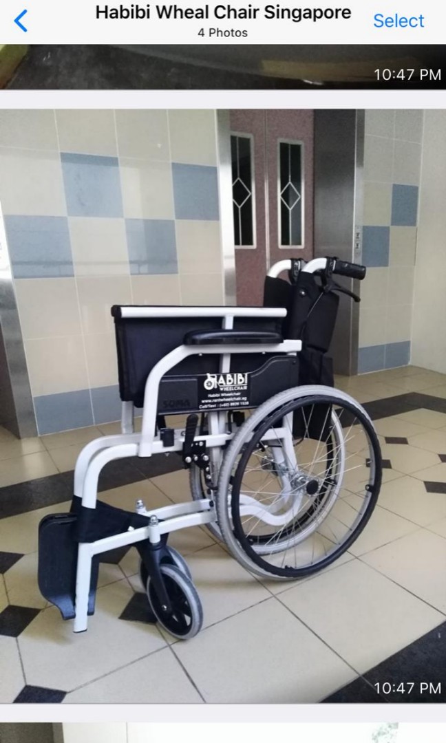 [Rental] Habibi Lightweight wheelchair, Health & Nutrition, Assistive