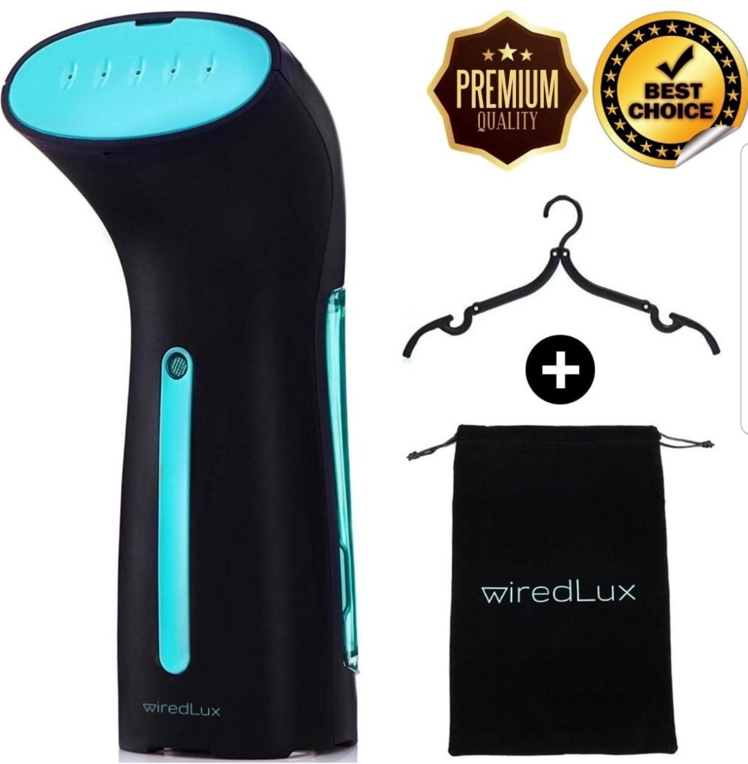 Wiredlux Handheld Clothes Steamer For Travel Flat And Vertical
