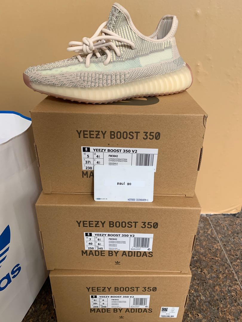 yeezy boost 350 v2 citrin fake