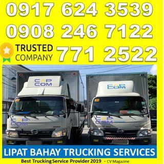 6 wheeler closed van truck for rent hire rental lipat bahay movers
