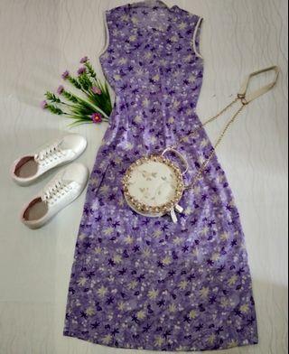 Purple maxi dress