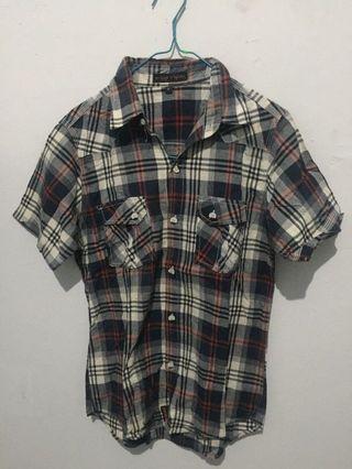 Kemeja flannel pendek Brand ertigo original