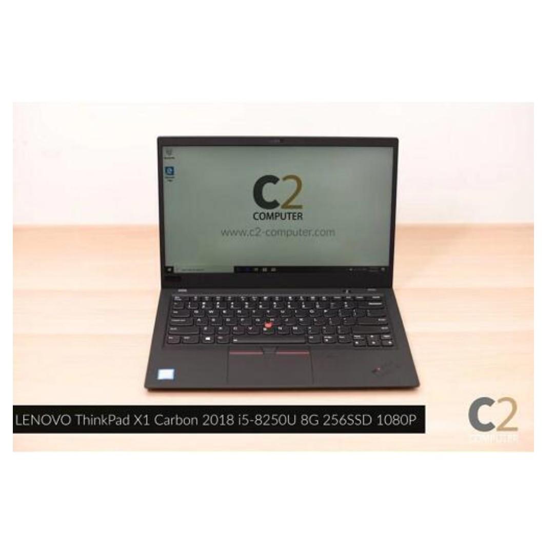 特價一台) LENOVO ThinkPad X1 Carbon 2018 i5-8250U 8G 256SSD 14