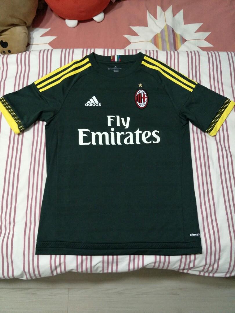 Ac Milan Jersey Authentic Sports Sports Apparel On Carousell