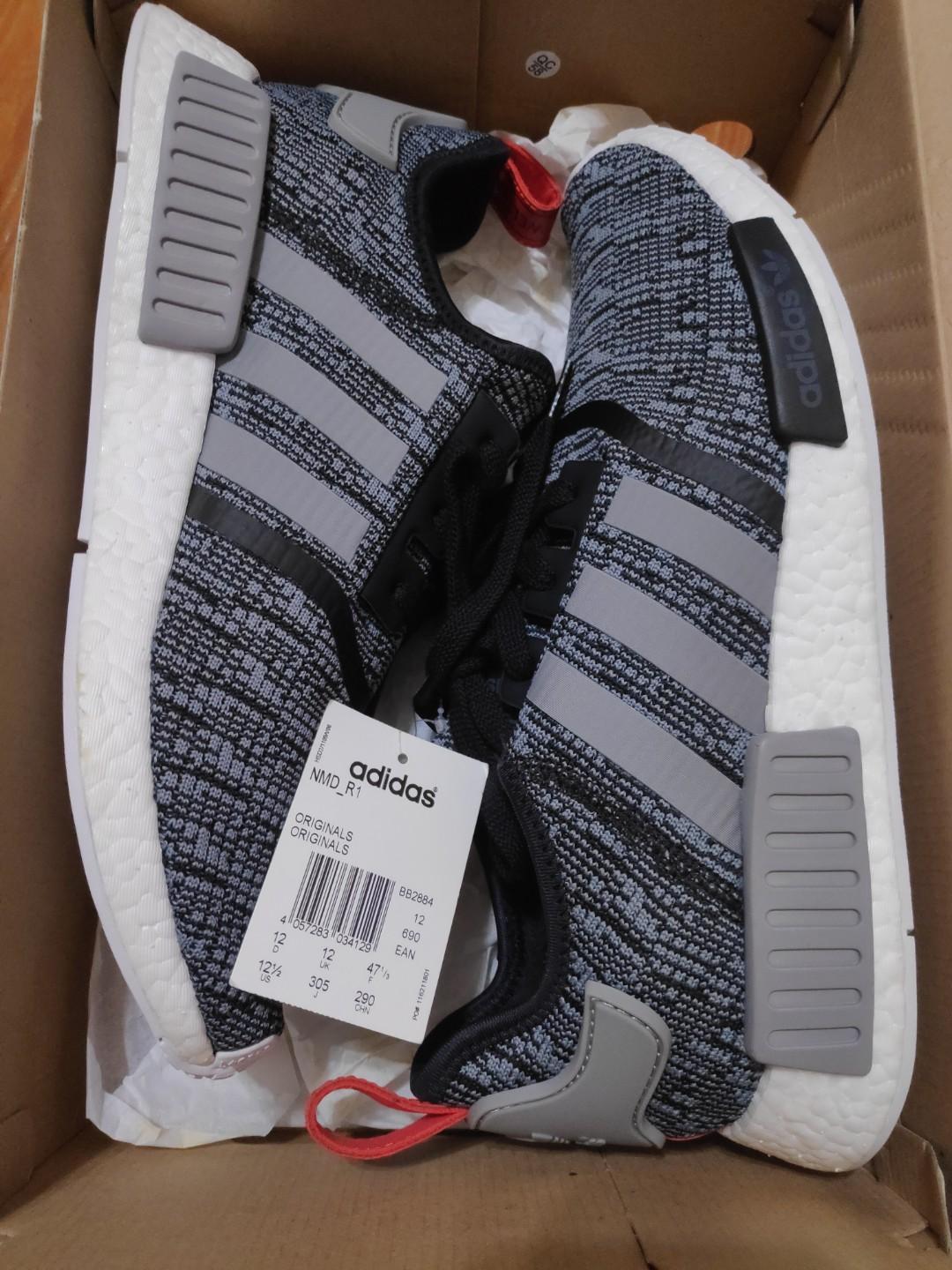 Adidas NMD R1 size 12.5, Men's Fashion, Footwear, Sneakers on Carousell